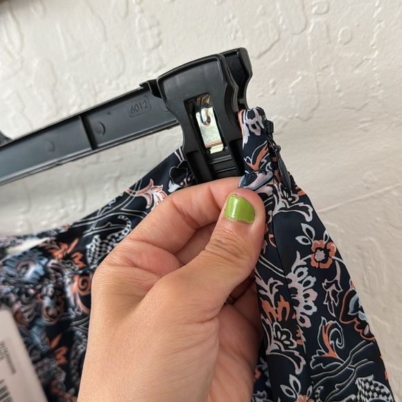 Outerknown Blue Pink Orange Tiered Maxi Skirt Side Zip Size Small / 26 Waist - Picture 8 of 10